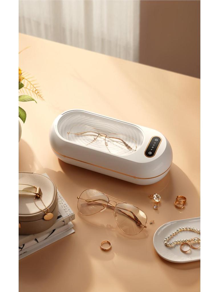 Усовершенствованный автоматический очиститель очков: Превосходство над ультразвуковыми приборами, компактный дизайн для домашнего использования