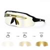 Photochromic cycling glasses for outdoor sports, running, wind and sand protection, road bike equipment, suitable for day and night use