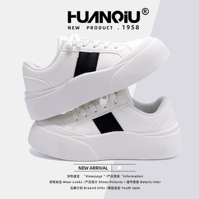 Глобальная корейская версия универсальных маленьких белых туфель для женщин ZHQ68202, весенняя новая женская обувь на платформе, модный тренд, повседневная обувь для скейтбординга