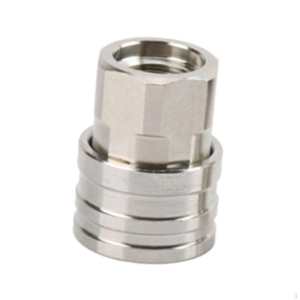 Фитинг быстрого соединения для мойки высокого давления 1/4 дюйма, Шланг из нержавеющей стали для