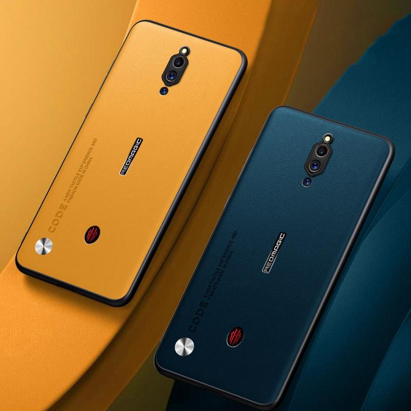 Роскошный чехол из искусственной кожи для Nubia Red Magic 5G 5S, матовая задняя крышка, силиконовый чехол с полной защитой для телефона RedMagic 5G 5S Coque