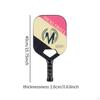 Carbon Fiber Pickleball Paddle Lightweight Practice Portable Training Competition Polypropylene
