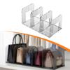 Полка-разделитель для органайзера кошелька Прочный разделитель для хранения сумок в шкафу Органайзер для хранения сумок в спальне Книжная полка Учебная комната