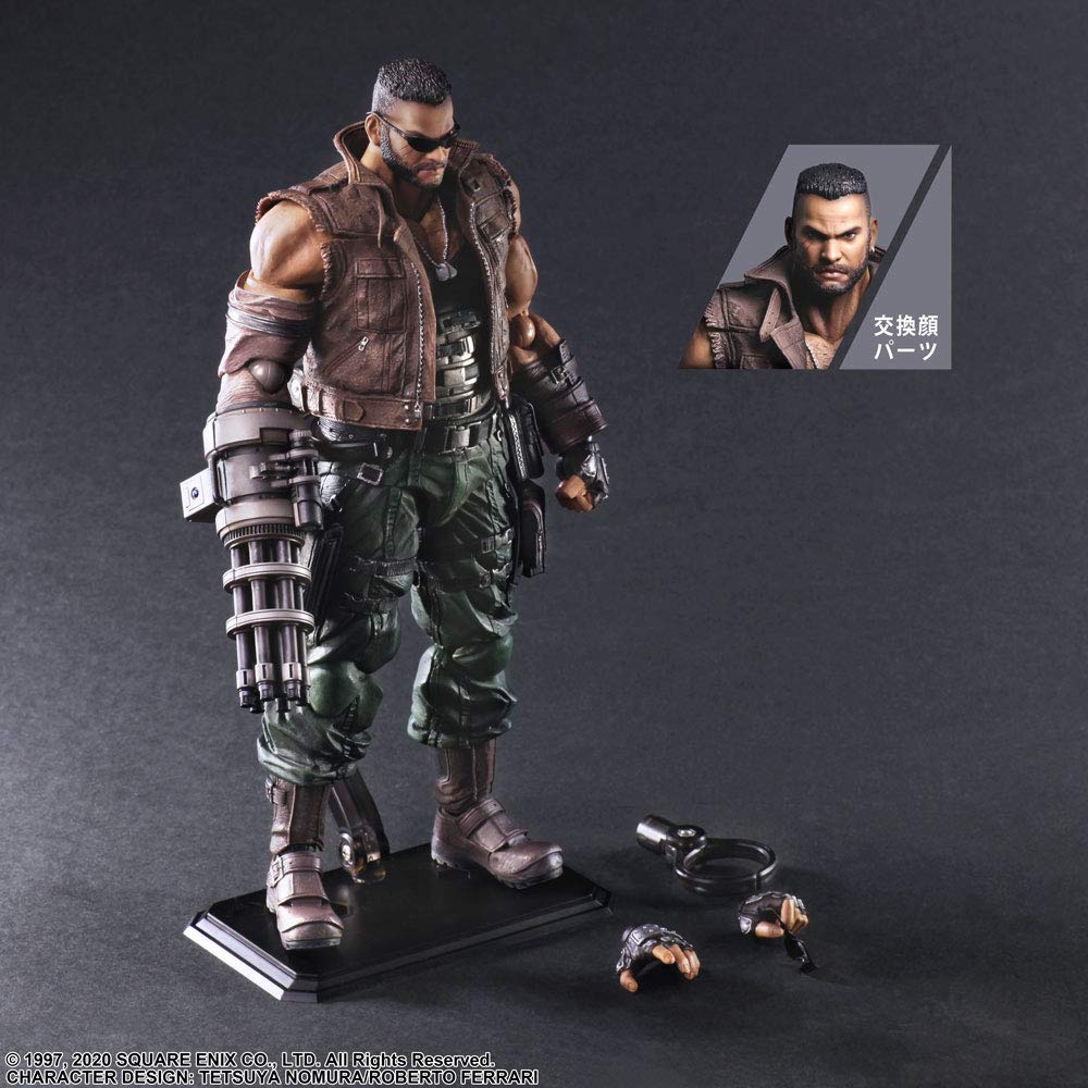 Final Fantasy VII Remake PLAY ARTS Kai Barret Wallace Version 2 PVC Painted Action Figure