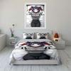 Striped shirt cartoon character Bedding sets Duvet cover sets Duvet covers Pillowcases(1 * Duvet Cover 2 * Pillowcases without duvet insert)