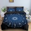 Constellation King Queen Duvet Cover Astrological Bedding Set for Kids Teens Adults Psychedelic Tarot Astrology Soft Quilt Cover