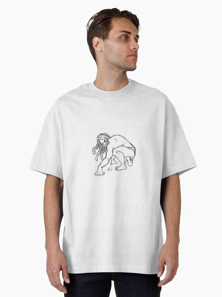 Tarzan Tarzan Sketch Oversized T-Shirt
