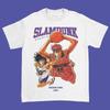 Ретро Аниме Графическая Футболка Slam Dunk Унисекс С Коротким Рукавом S-5XL Унисекс Футболка