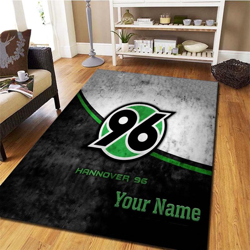 Hannover 96 Custom Name Carpet Rug for Living Room Bedroom Home Sofa Decoration,Kids play Non-slip Floor Mat