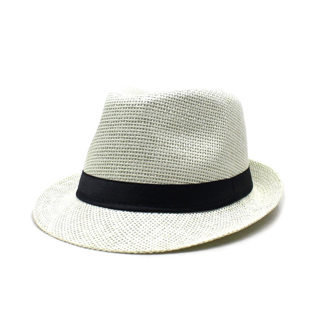 Весенне-летняя шляпа от солнца для отдыха на открытом воздухе, мужская и женская повседневная универсальная шляпа-цилиндр, плетеная из папируса, дышащая шляпа от солнца, мужская шляпа в стиле джаз