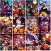5D Diamond Embroidery Anime Girl Diamond Painting Halloween Pumpkin Cross Stitch Kit Mosaic Picture Home Decoration Kids Gifts