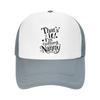Playful Nanny Quote Typography Desig Mesh Baseball Cap Casual Hat Outdoor  For Womens Unisex FeUnisex