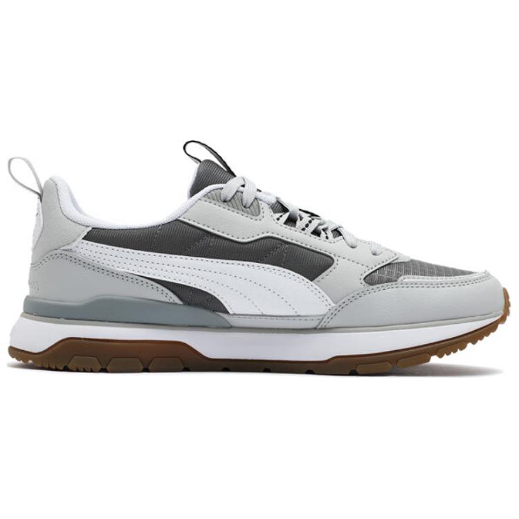Puma R78 Удобные Дышащие Низкие Кроссовки для Повседневной Носки Унисекс Кроссовки Светло-Серый 380728-16