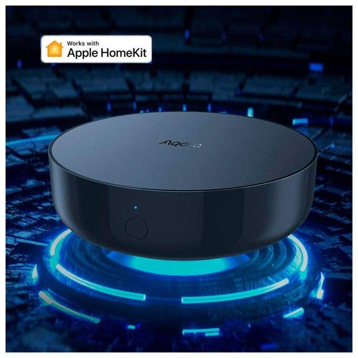 Hub Smart Home - Aqara - M2 - Noir - Zigbee - Connectivité WiFi/Ethernet
