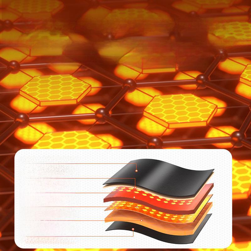 Winter Car Seat Heating Pad: Thick and Adjustable Back Support for a Warm Interior