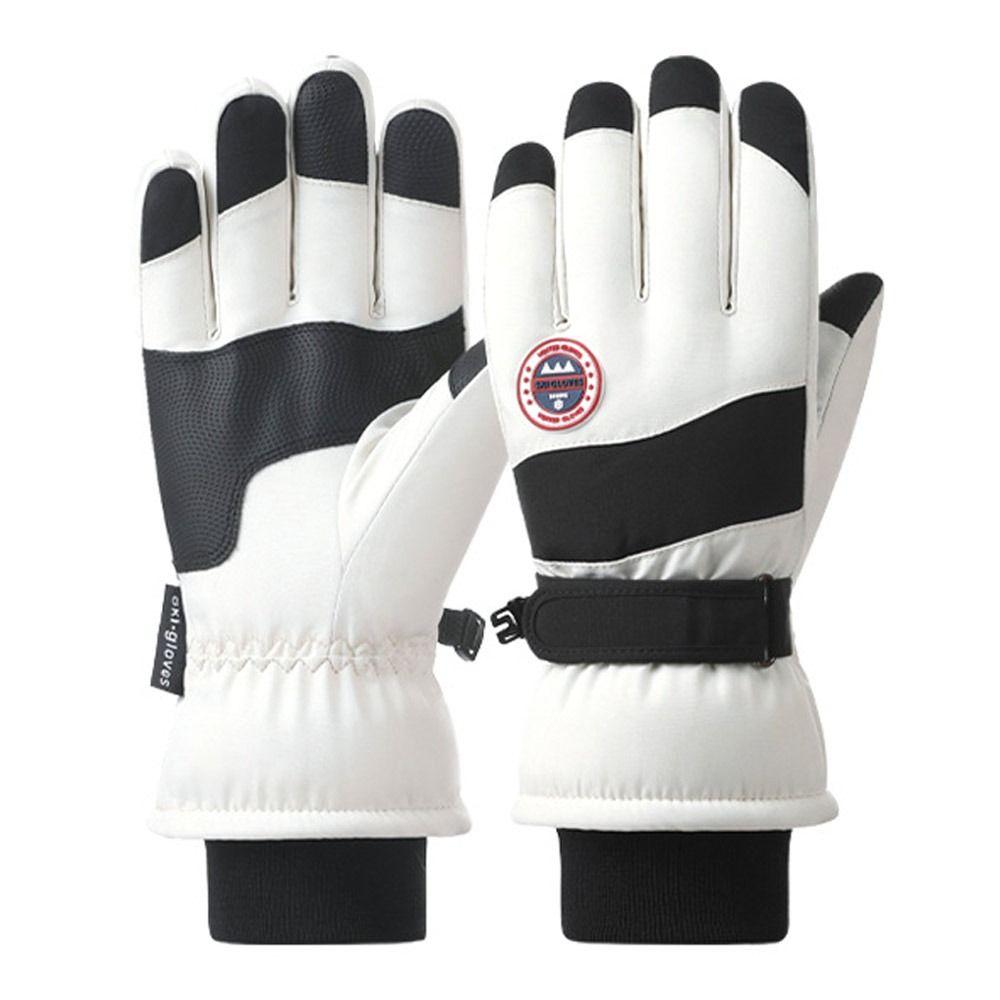 Зимние теплые снежные перчатки Нескользящие лыжные перчатки Прочные перчатки для верховой езды