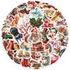 50 Retro Christmas Gift & Party Decor Stickers for DIY Projects – Perfect for Water Cups, Phones, and Refrigerators