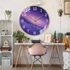Artistic Style Fashion Wall Clock Non-punching Silent Non-ticking Wall Clock for Wall Decoration Living Room Bedroom Kitchen