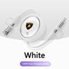 3-in-1 Micro Data Wire USB Type C Fast Charging Car Charger Cable For Lamborghini Urus Huracan Aventador Premium Auto Headrest vdu7