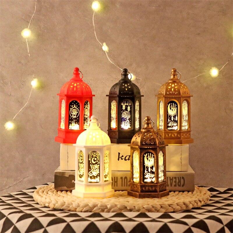 Светодиодный ветряной светильник Eid Mubarak, украшение для мусульманской вечеринки, украшения для Рамадана, ветряной фонарь Eid, украшение для домашней вечеринки, подарок