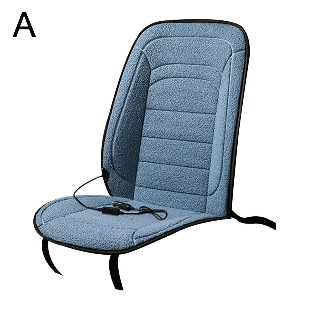 Чехлы для автомобильных сидений с подогревом, подушка для сиденья автомобиля со спинкой 12 В, зимний комфорт, быстрая подогрев подушки для водителя и пассажира
