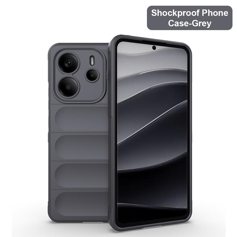 Жидкий силиконовый чехол для телефона для Xiaomi Redmi Note 15 Pro 5G 14 13 12 11 10 Pro 4G 15C 14C 13C 12C 10C Мягкая бронированная задняя крышка Funda