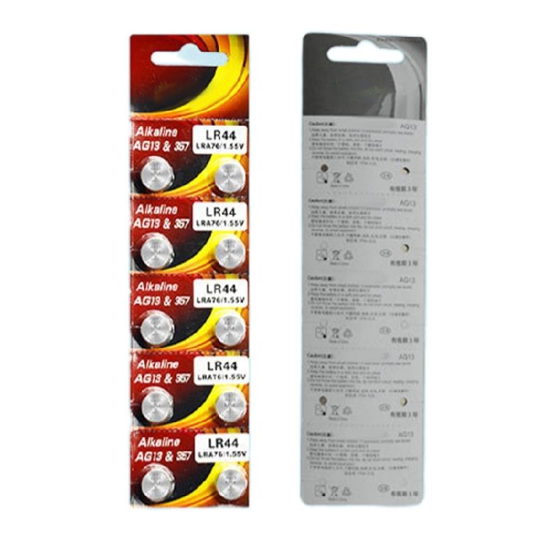 10Pcs LR44 SR927SW 1.55V AG13 A76 357 357A LR1154 SR1154 SR44 GP76 Button Coin Cell Watch Battery for Remote Control
