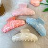 Minimalist Glossy Marble Texture Hair Clip Claw Clamp,Plastic Hair Accessories, Hair Claw, Claw Clips, Hair Clutch, Hair Jaw Clip