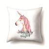 Unicorn Cute Cactus Polyester Pillow Cover Cushion