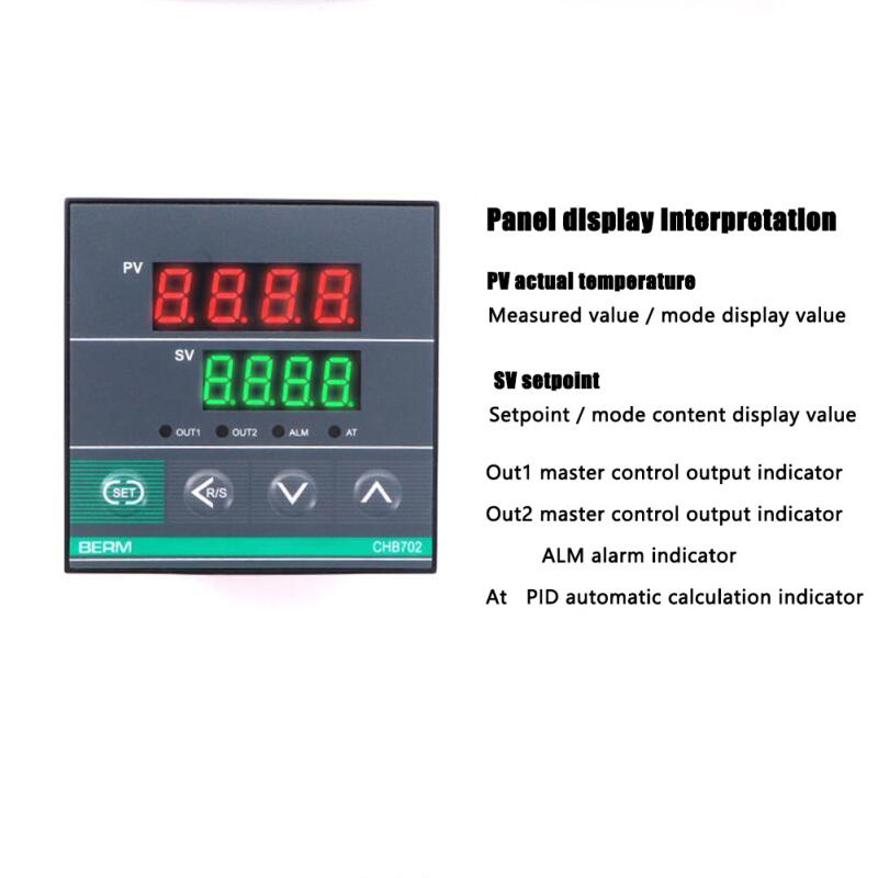 Пид-регулятор температуры 180–240 В переменного тока, 0–400 градусов Chb702 Fk02-mv * релейный термостат SSR