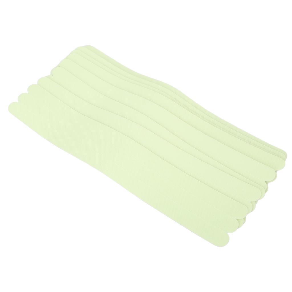 24PCS Anti Slip Traction Tread 2x38cm Green Fluorescent Outdoor Non Skid Tape for Stairs