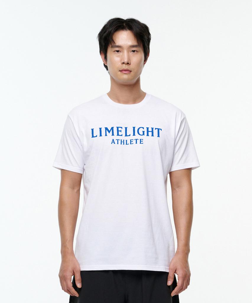 Футболка для спортсмена LIMELIGHT APPAREL (Белый/Синий)