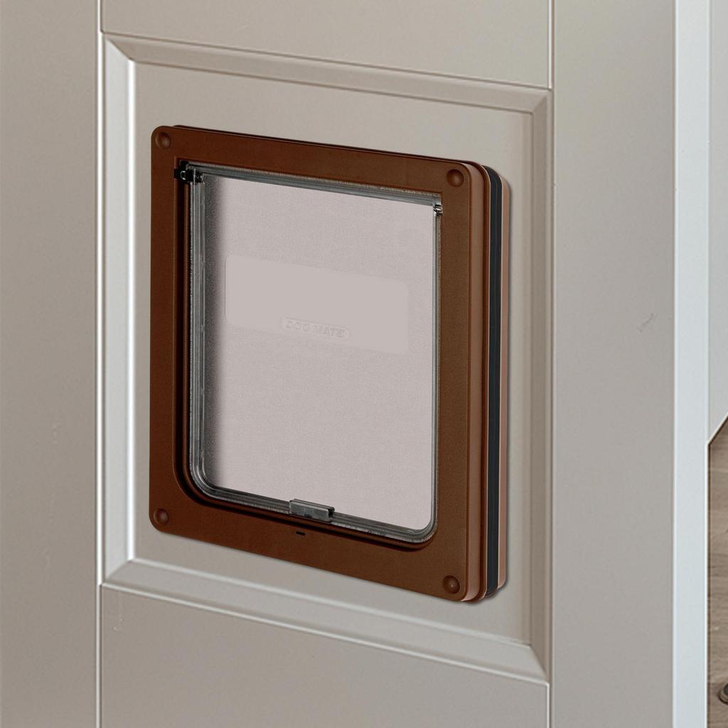 Дверь для входа и выхода собаки Внутренний кошачий лаз Дверь для щенка Товары для питомцев Ворота с монтажным комплектом для интерьера Экстерьера Дома Гостиной