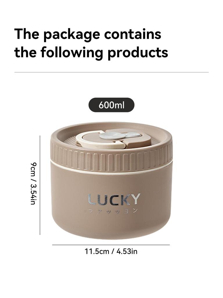 Insulated Bento Lunch Box With Tableware Microwave Safe Portable 304 Stainless Steel Food Storage Container Stackable