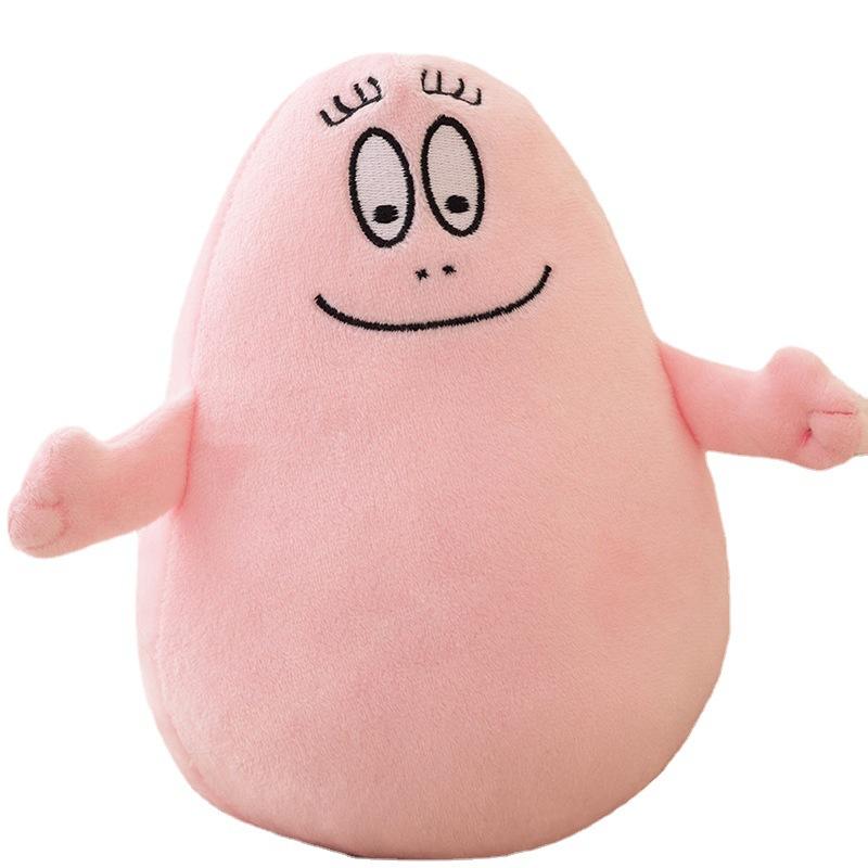 Cartoon Barbapapa Daddy Baba Movie Merchandise Creative Monster Plush Toy Home Decoration for Girls Children's Birthday Gift
