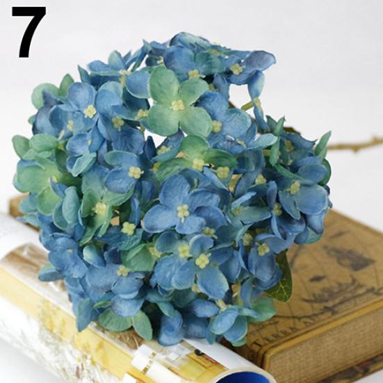 Artificial Flower 3D Faux Blossoms Reusable Fake Flower with Stem for Living