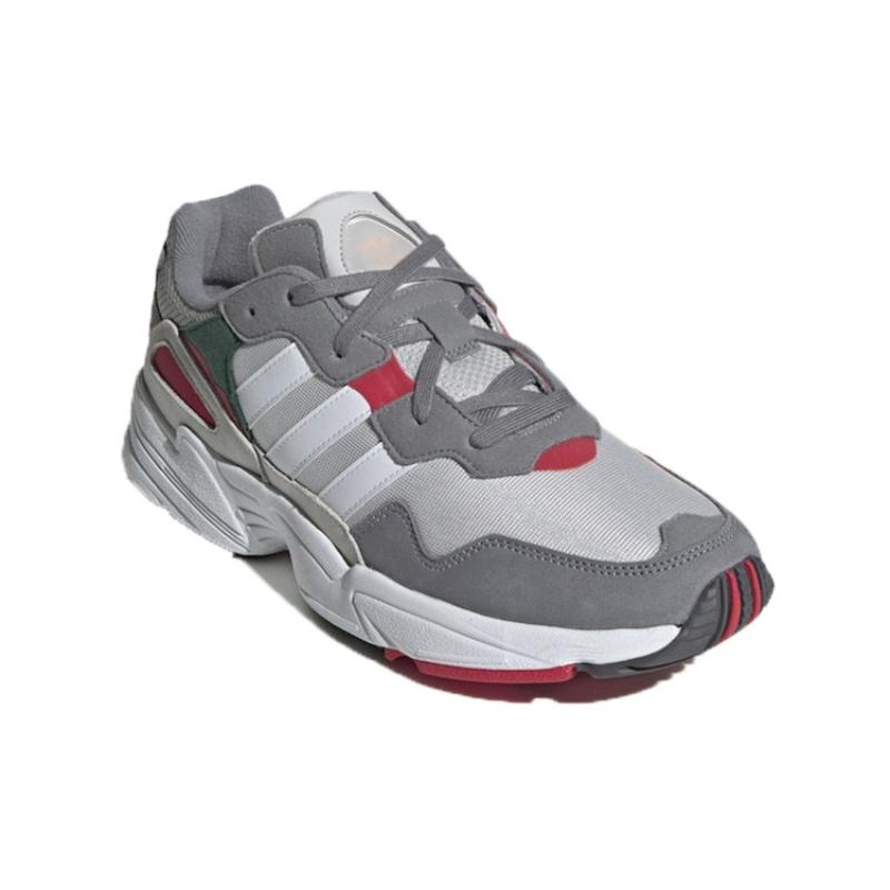 adidas Кроссовки Yung 96 серые с розовыми вставками DB2608