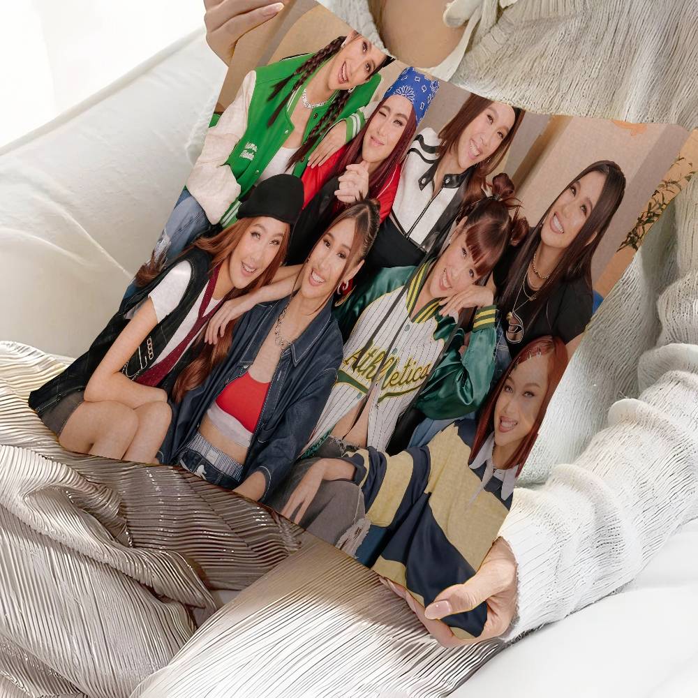 Bini Philippine Girl Group Office Cushion Pillowcase Car Cushion Cover45X45Cm Lumbar Pillowcase Sofa Pillowcover