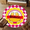 1pc Boteco, Beer Round Chair mat Area Rug - Non-Slip, Floor Mat for Office, Bedroom, home decor Christmas Gift p0811223