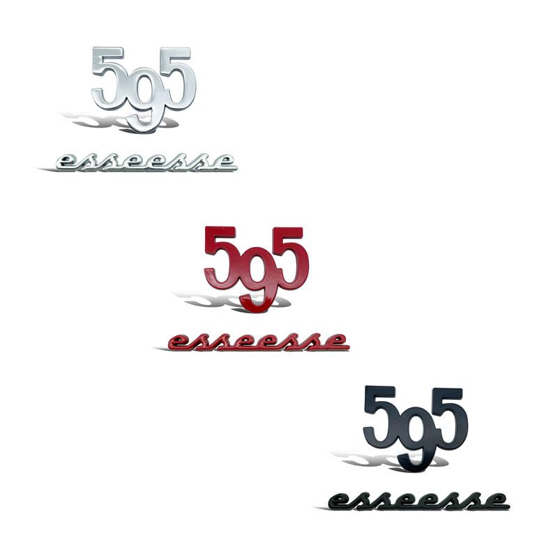 Car Styling 3D Metal Logo Car Sticker Trunk Emblem Decal For Abarth 70th Anniversary 595 Esseesse Badge Competizione Turismo