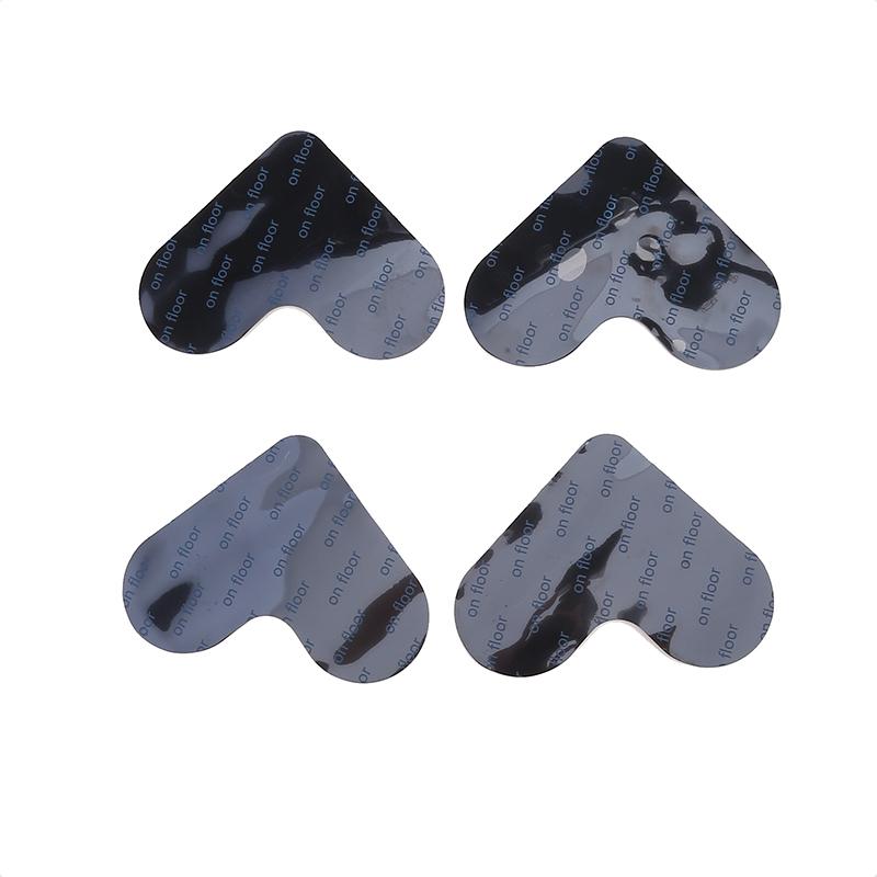 4 Pieces Carpet Gripper Non Slip Reusable Washable Sticker Anti Curl Carpet Sticker Floor Mats Anti Slip Fixing Pads Patches