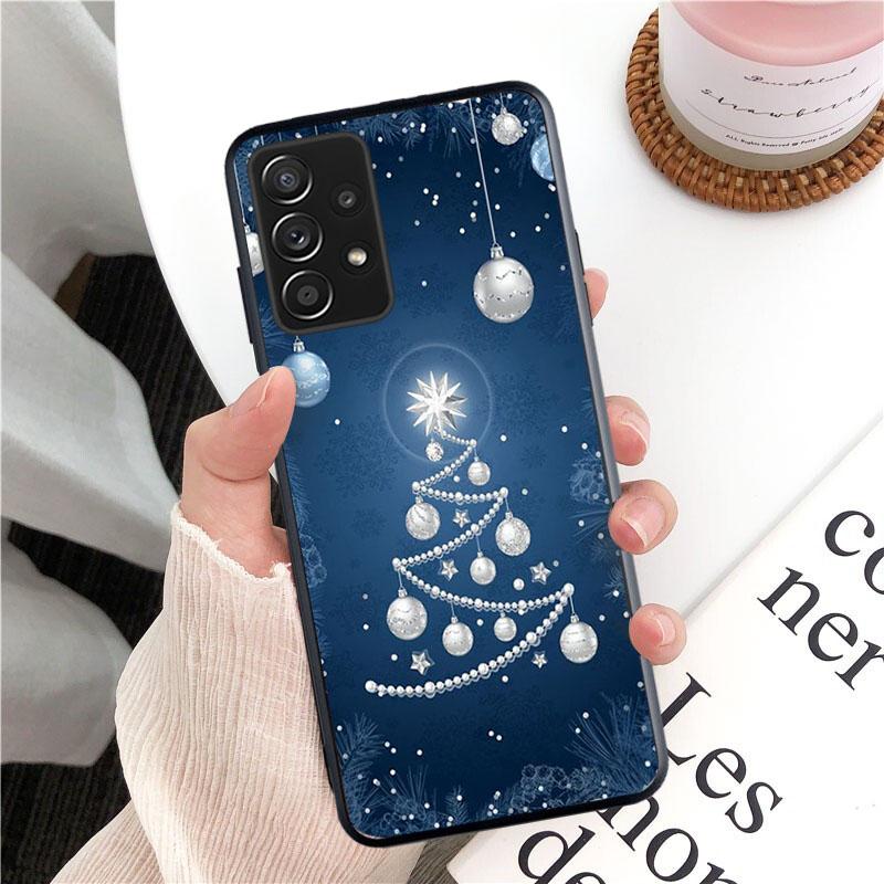 Merry Christmas Tree New Year Phone Case for Samsung Galaxy A35 A55 A54 A15 A25 A05s A05 A22 A24 A52 A33 A34 M34 M14 M54 M23