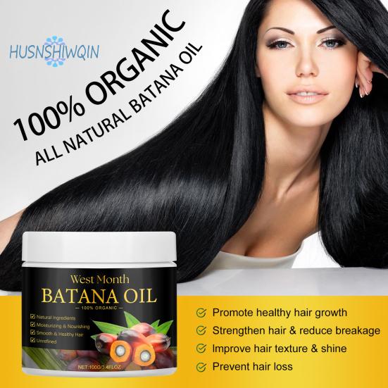 Natural Batana Oil for Hair Growth: Strengthening, Moisturizing, Nourishing, Repairing Dry Hair - Prevent Hair Loss, Eliminates Split Ends