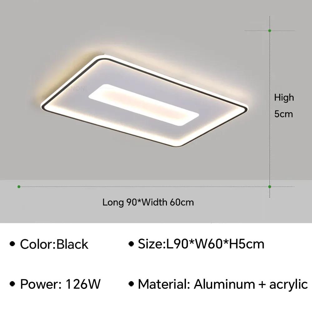 Светодиодный потолочный светильник в кремовом стиле для спальни, гостиной, столовой, кабинета, защиты глаз, украшения дома, светильники, глянец