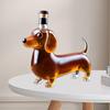 Dachshund Dog Whiskey Bottle Whiskey Bottle Decanter Dachshund-Shaped Animal Statue Wine Container For Birthday 2025