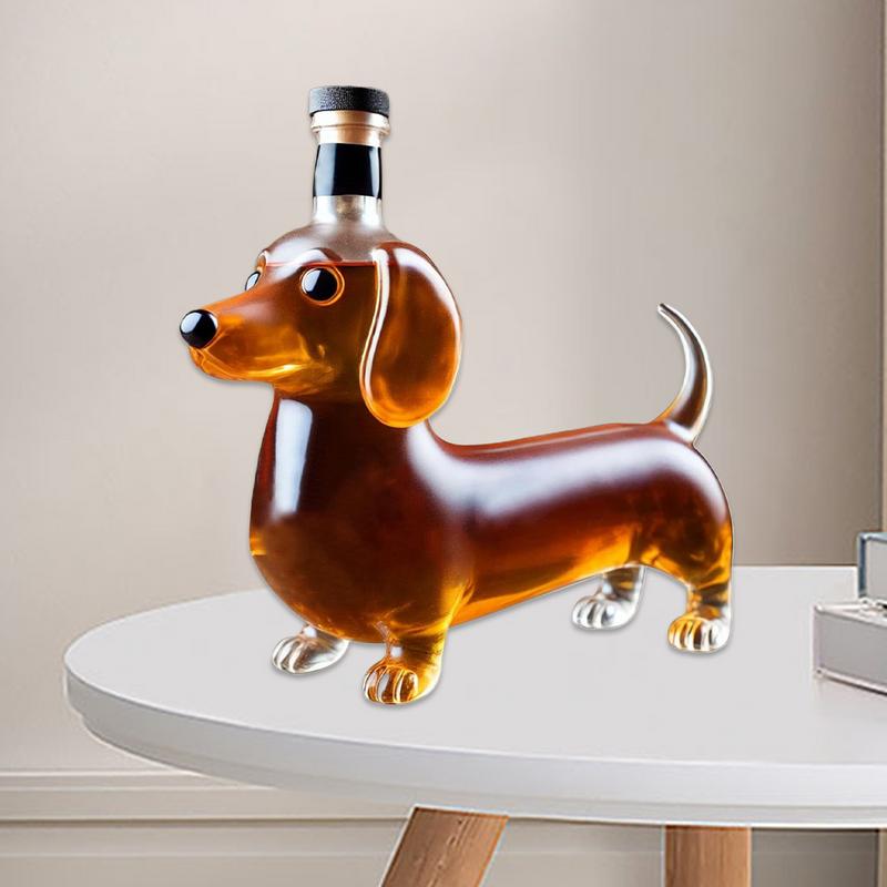 Dachshund Dog Whiskey Bottle Whiskey Bottle Decanter Dachshund-Shaped Animal Statue Wine Container For Birthday 2025