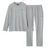 Champion Cardboard Knit Long Sleeve and OM8503 Men's Loungewear, Pants, Gray,