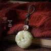 Double-Sided Pixiu Keychain: Wealth & Luck Pendant for Men and Women