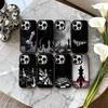 Крутой чехол для телефона C-Chess A-Art для iPhone17,16,15,14,13,12,11 Plus,Pro Max Черный Конфетный серебристый чехол для телефона