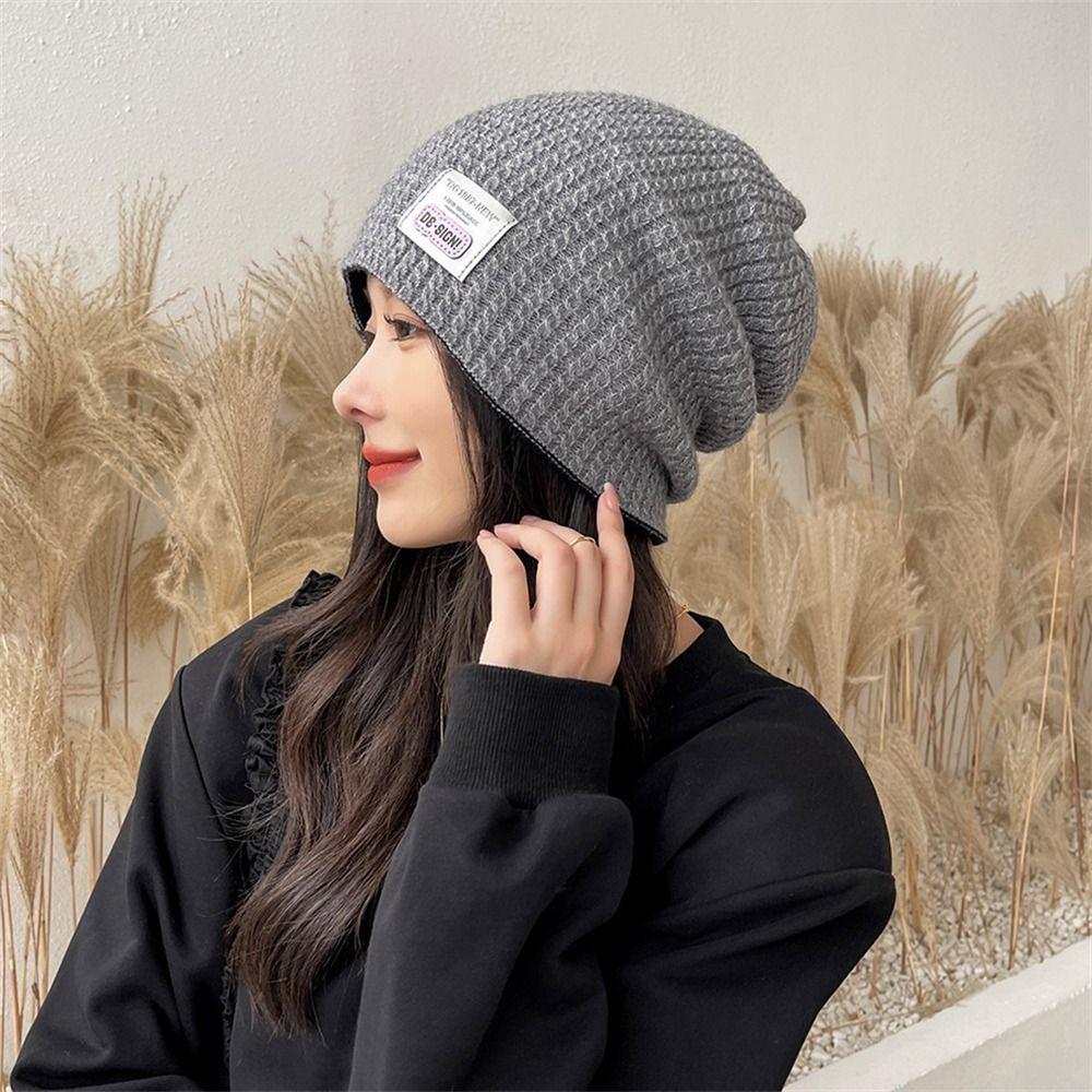 Утепленная вязаная шапка, ветрозащитная шапочка, симпатичная защита ушей для женщин и девочек